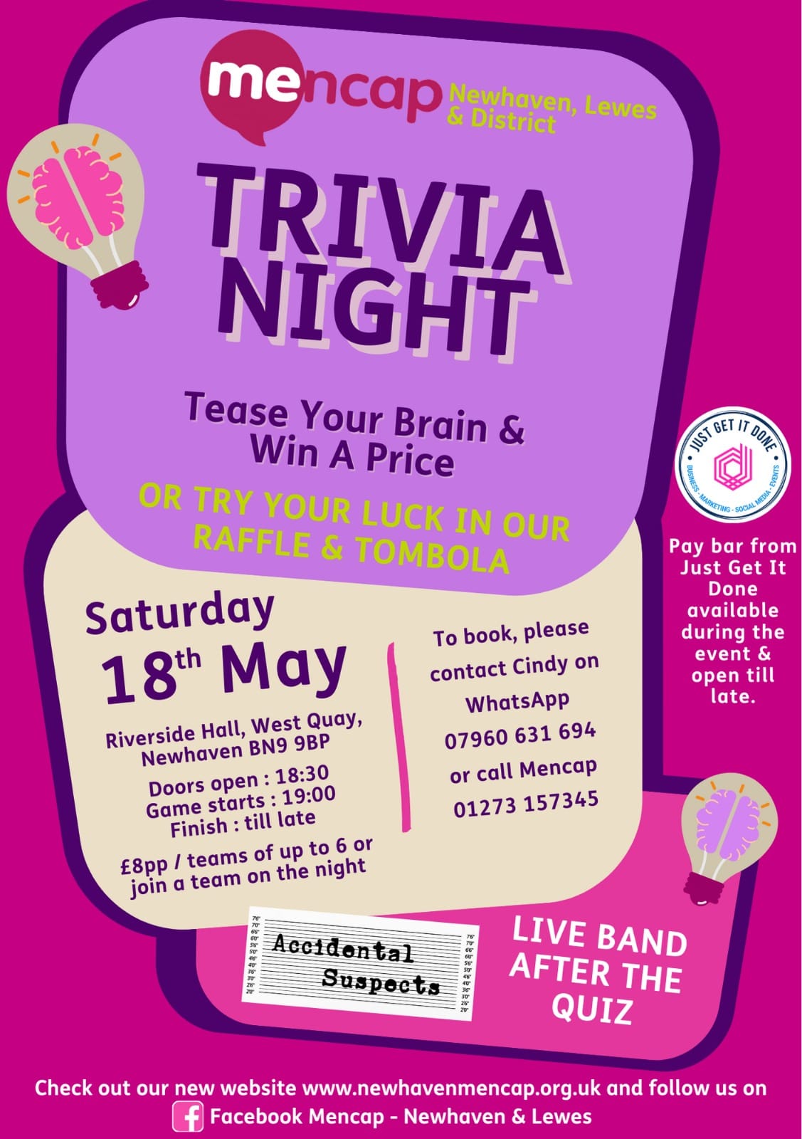 Mencap Trivia Night May 2024