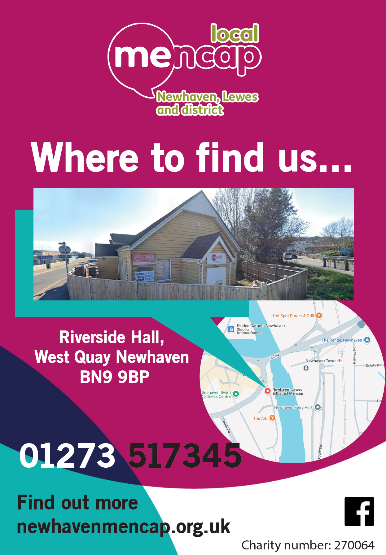 Where to find us - Newhaven Mencap